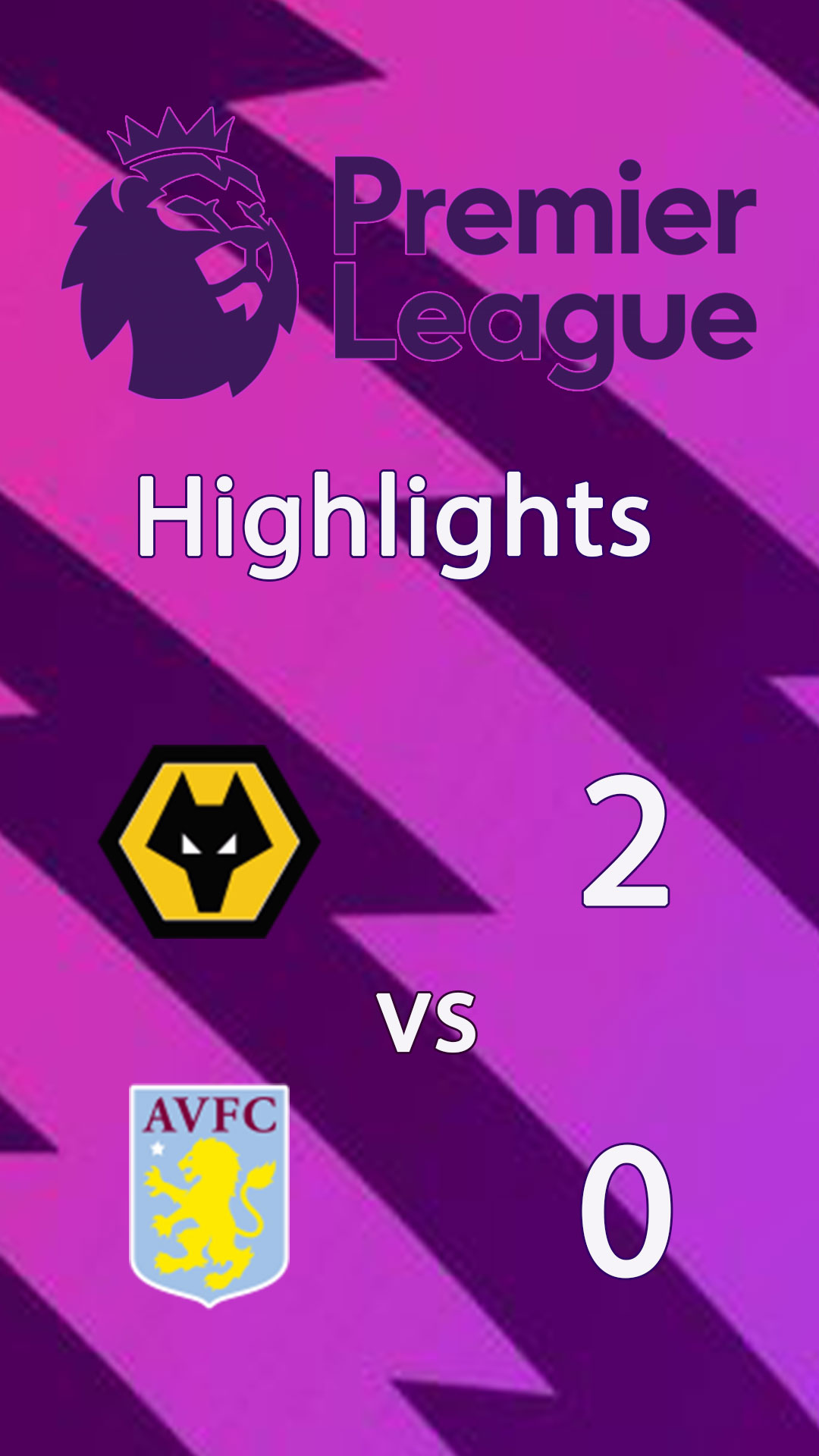Wolverhampton Wanderers 2 - 0 Aston Villa : Highlight Premier League 24/25 - วูล์ฟแฮมป์ตัน พบ แอสตัน วิลล่า : ไฮไลท์ พรีเมียร์ลีก 2024/25